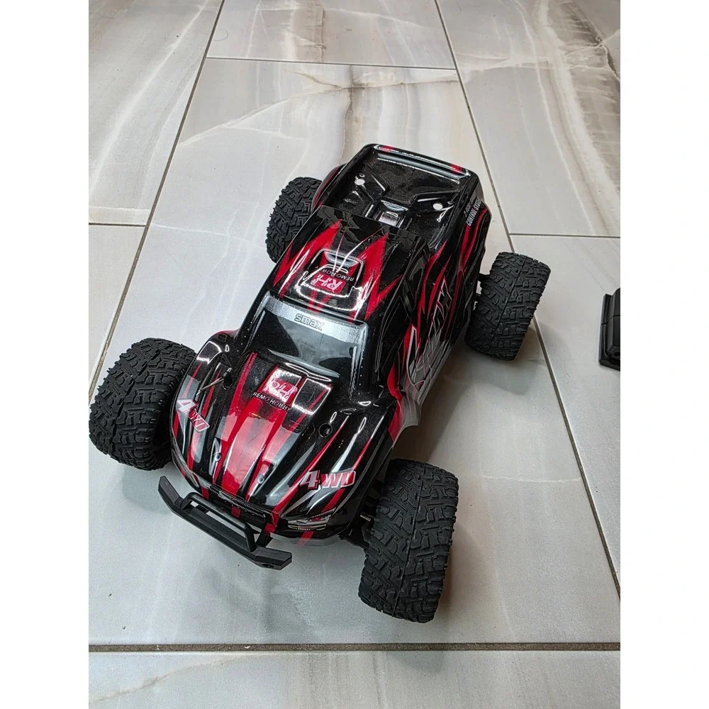 Remo Hobby‎ SMAX 1/16 4WD RC Monster Truck Red Black 2.4GHz with B3 Charger K1